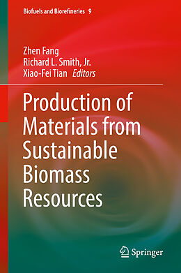 Livre Relié Production of Materials from Sustainable Biomass Resources de 