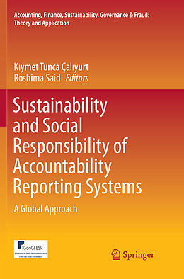 Couverture cartonnée Sustainability and Social Responsibility of Accountability Reporting Systems de 