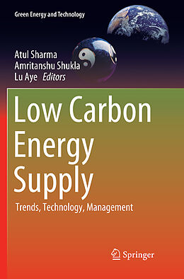 Couverture cartonnée Low Carbon Energy Supply de 