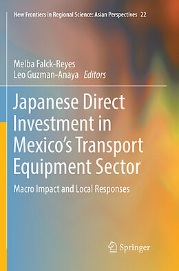 Couverture cartonnée Japanese Direct Investment in Mexico's Transport Equipment Sector de 