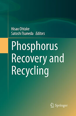 Couverture cartonnée Phosphorus Recovery and Recycling de 