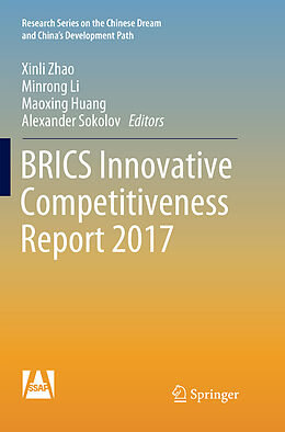 Couverture cartonnée BRICS Innovative Competitiveness Report 2017 de 