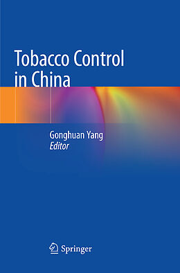 Couverture cartonnée Tobacco Control in China de 