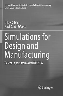 Kartonierter Einband Simulations for Design and Manufacturing von 