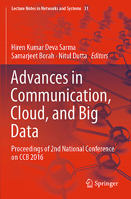 Couverture cartonnée Advances in Communication, Cloud, and Big Data de 