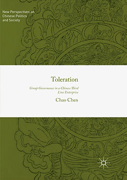 Couverture cartonnée Toleration de Chao Chen