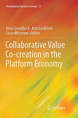 Couverture cartonnée Collaborative Value Co-creation in the Platform Economy de 