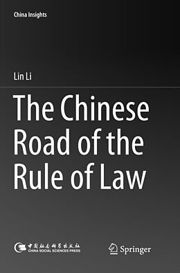 Couverture cartonnée The Chinese Road of the Rule of Law de Lin Li