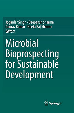 Couverture cartonnée Microbial Bioprospecting for Sustainable Development de 