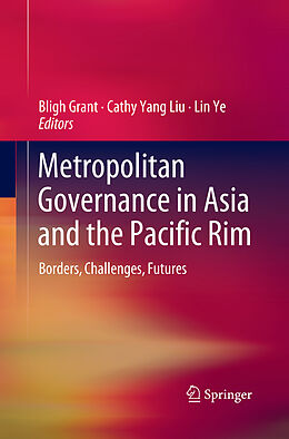 Kartonierter Einband Metropolitan Governance in Asia and the Pacific Rim von 