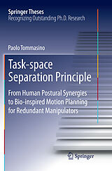 Couverture cartonnée Task-space Separation Principle de Paolo Tommasino