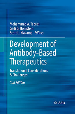 Couverture cartonnée Development of Antibody-Based Therapeutics de 