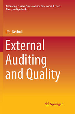 Couverture cartonnée External Auditing and Quality de Iffet Kesimli