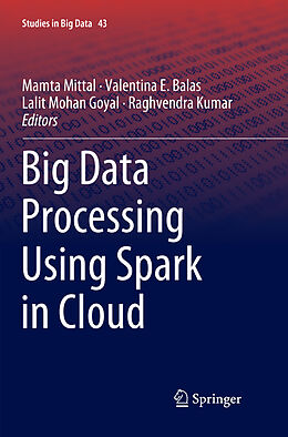 Kartonierter Einband Big Data Processing Using Spark in Cloud von 