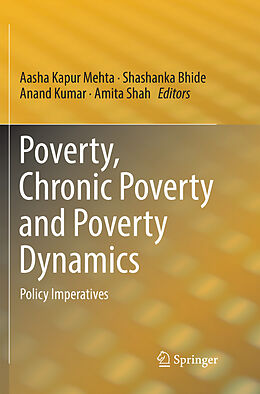 Couverture cartonnée Poverty, Chronic Poverty and Poverty Dynamics de 