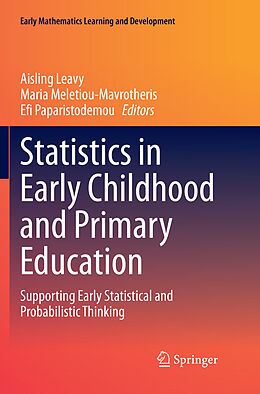 Kartonierter Einband Statistics in Early Childhood and Primary Education von 