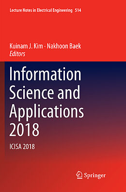 Kartonierter Einband Information Science and Applications 2018 von 