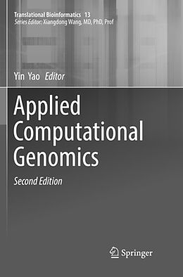 Couverture cartonnée Applied Computational Genomics de 