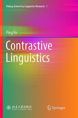 Couverture cartonnée Contrastive Linguistics de Ping Ke