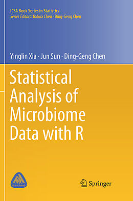 Couverture cartonnée Statistical Analysis of Microbiome Data with R de Yinglin Xia, Ding-Geng Chen, Jun Sun