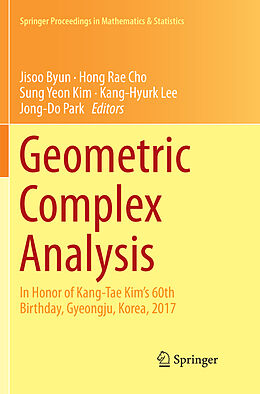 Couverture cartonnée Geometric Complex Analysis de 