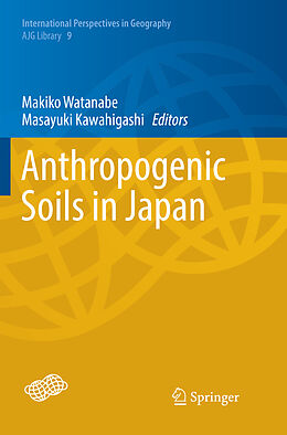 Couverture cartonnée Anthropogenic Soils in Japan de 