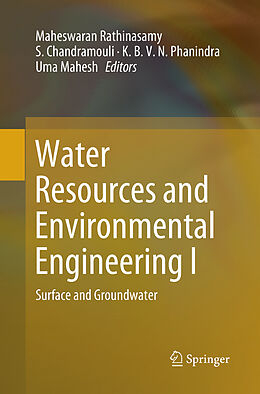 Couverture cartonnée Water Resources and Environmental Engineering I de 