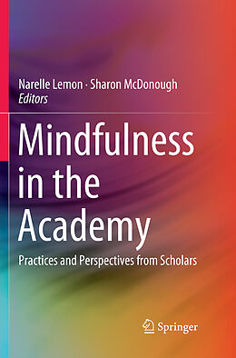 Couverture cartonnée Mindfulness in the Academy de 