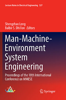 Kartonierter Einband Man-Machine-Environment System Engineering von 