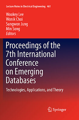 Kartonierter Einband Proceedings of the 7th International Conference on Emerging Databases von 