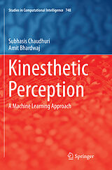 Couverture cartonnée Kinesthetic Perception de Amit Bhardwaj, Subhasis Chaudhuri