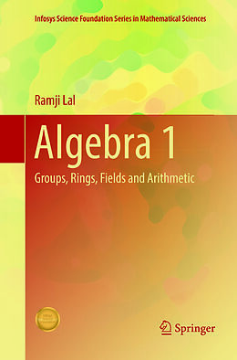 Couverture cartonnée Algebra 1 de Ramji Lal