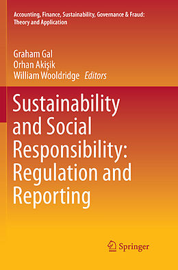 Kartonierter Einband Sustainability and Social Responsibility: Regulation and Reporting von 