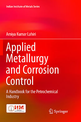 Couverture cartonnée Applied Metallurgy and Corrosion Control de Amiya Kumar Lahiri