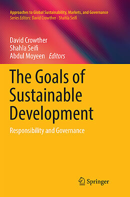 Couverture cartonnée The Goals of Sustainable Development de 