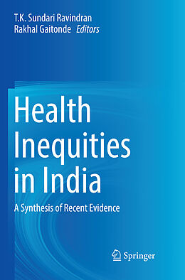 Couverture cartonnée Health Inequities in India de 