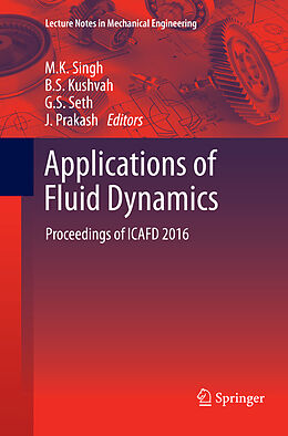 Couverture cartonnée Applications of Fluid Dynamics de 