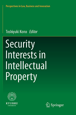 Couverture cartonnée Security Interests in Intellectual Property de 