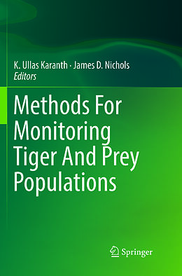 Couverture cartonnée Methods For Monitoring Tiger And Prey Populations de 