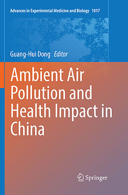 Kartonierter Einband Ambient Air Pollution and Health Impact in China von 