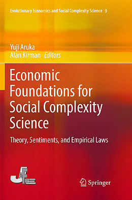 Kartonierter Einband Economic Foundations for Social Complexity Science von 
