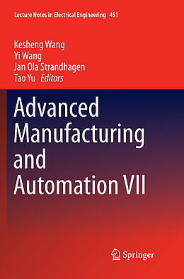 Kartonierter Einband Advanced Manufacturing and Automation VII von 