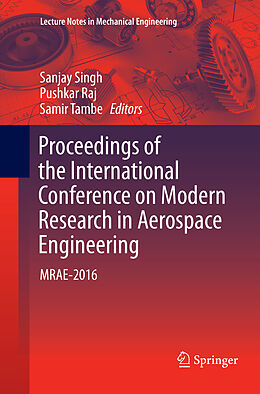 Kartonierter Einband Proceedings of the International Conference on Modern Research in Aerospace Engineering von 