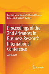 Kartonierter Einband Proceedings of the 2nd Advances in Business Research International Conference von 