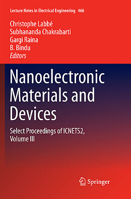 Kartonierter Einband Nanoelectronic Materials and Devices von 
