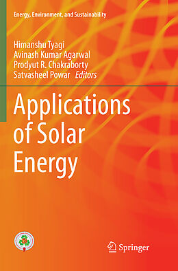 Kartonierter Einband Applications of Solar Energy von 