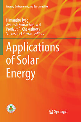 Couverture cartonnée Applications of Solar Energy de 