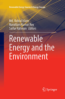 Couverture cartonnée Renewable Energy and the Environment de 