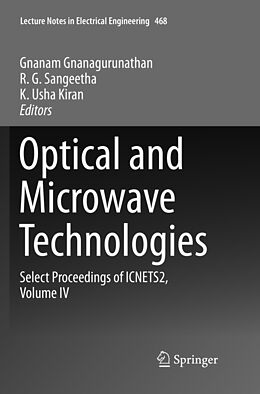 Kartonierter Einband Optical And Microwave Technologies von 