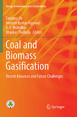 Couverture cartonnée Coal and Biomass Gasification de 